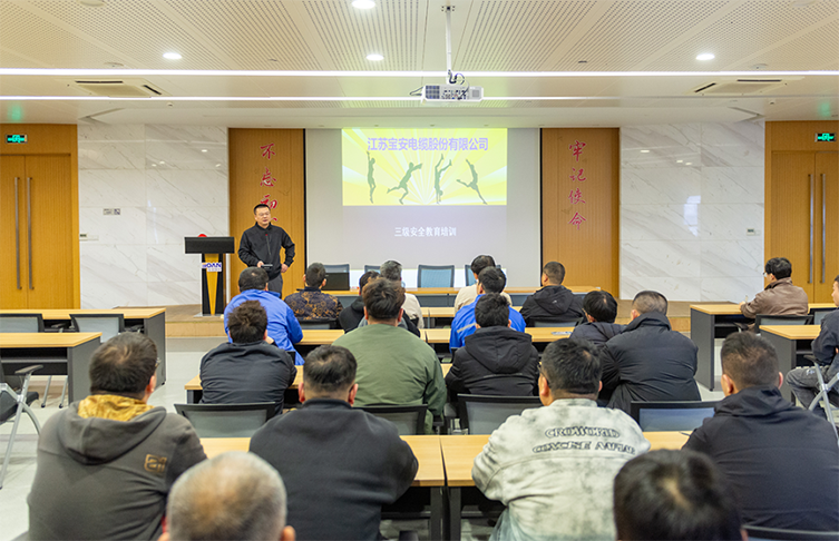 安全護航 逐夢同行——寶安電纜開展新員工安全專題培訓